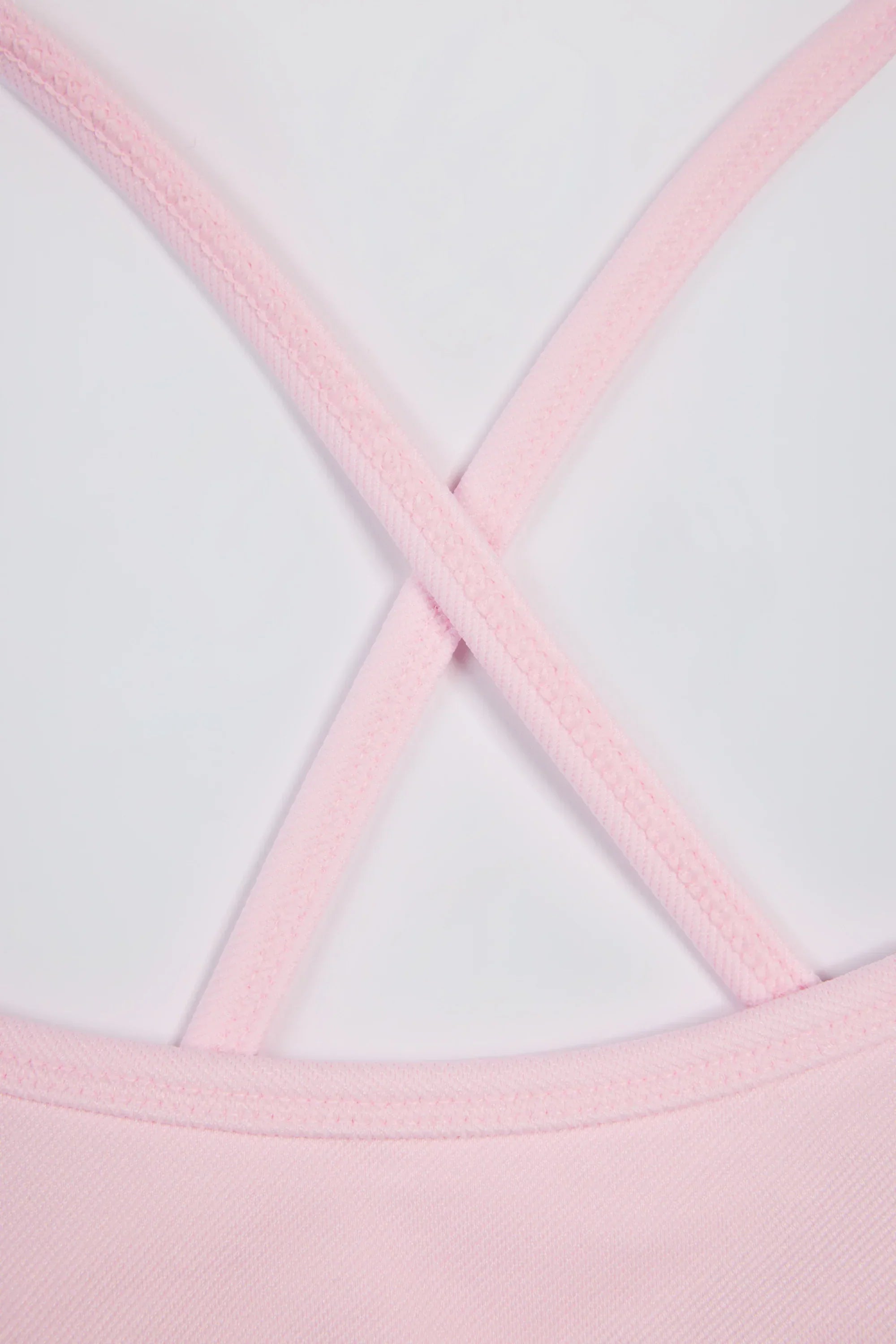 Super Sculpt Seamless Backless Sports Bra in Powder Pink