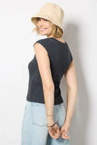 Oro Ribbed Tee