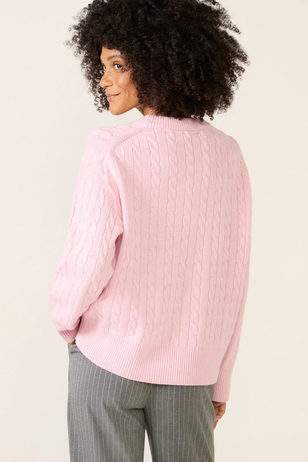 Crew Cable Sweater