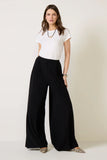 Pleated Wide Leg Pant