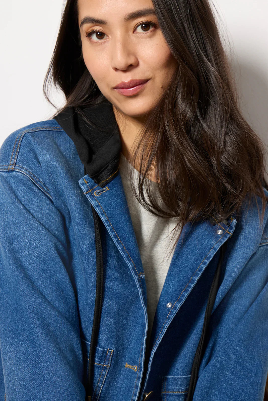 Lolo Hooded Denim Jacket