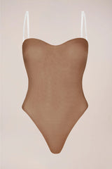 Strapless Bodysuit in Honey