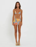 DIANA BIKINI TOP MULTI LEOPARD ORANGE LEOPARD