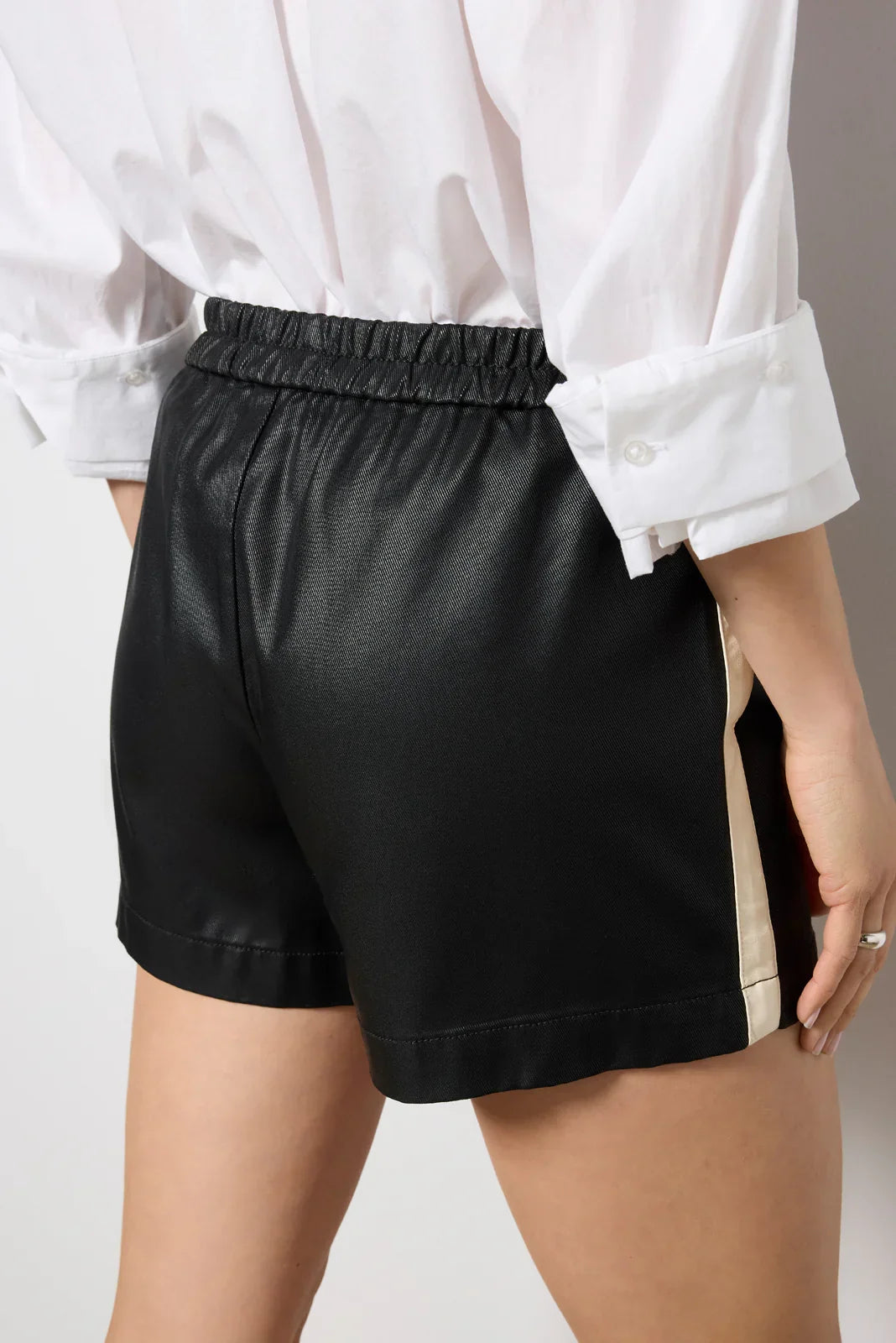 Coated Twill Track Short