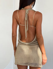 MAKENA TWO PIECE DRESS 20 GOLD