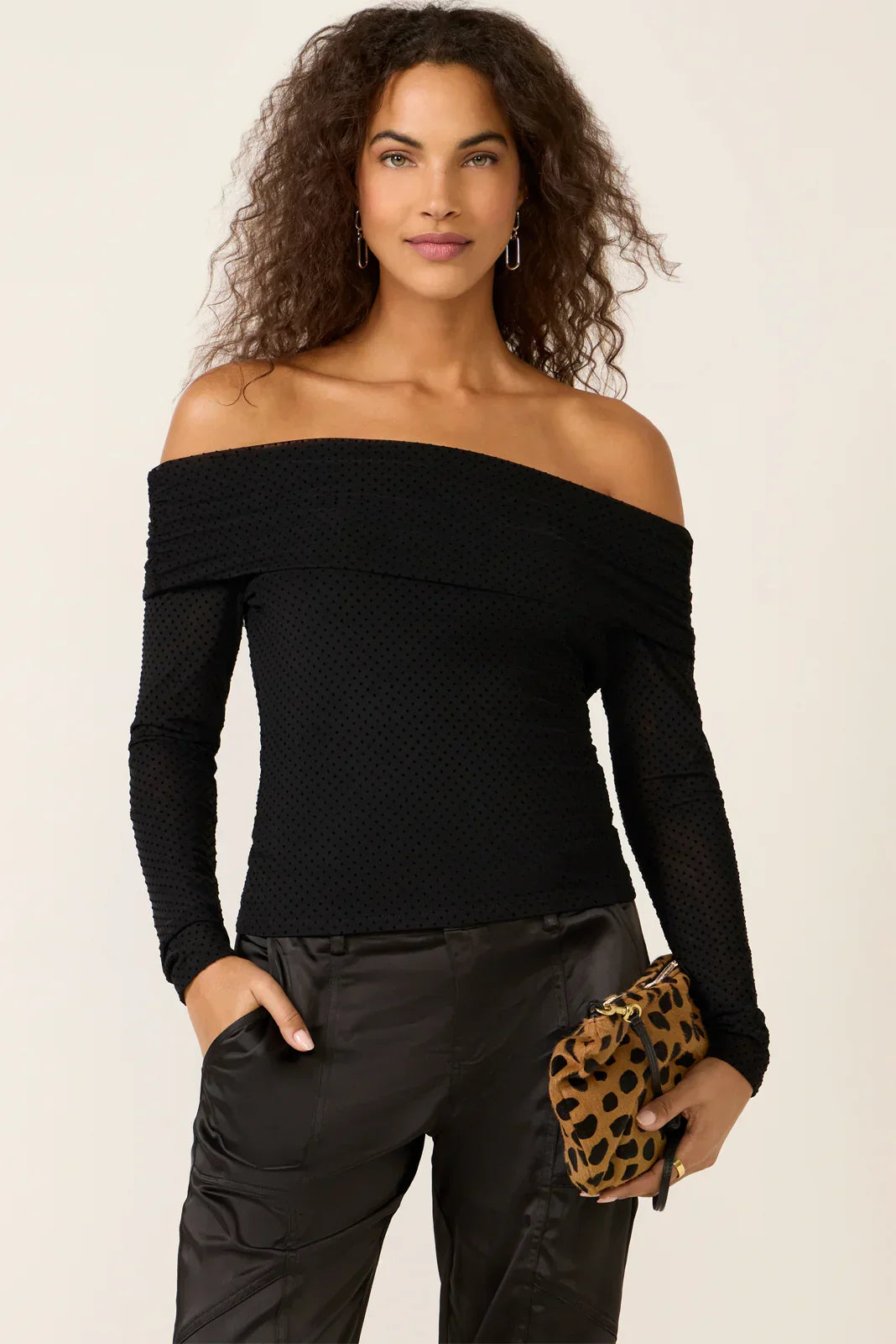 Whimsy Off Shoulder Mesh Top