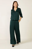 Isolde Wide Leg Satin Pant