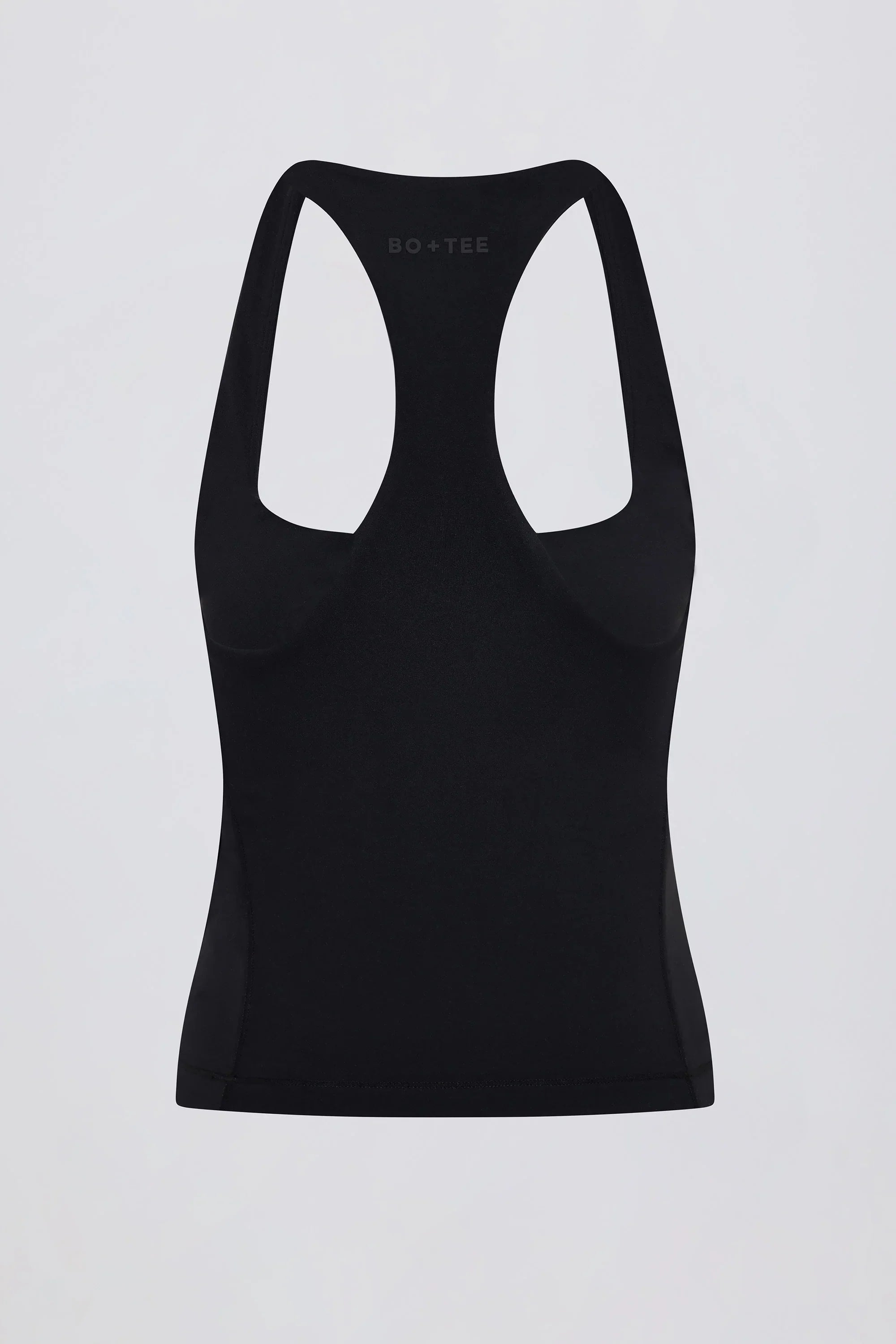 Soft Active Racerback Tank Top in Black