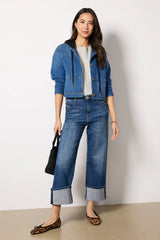 Lolo Hooded Denim Jacket