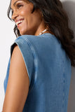 Calabasas Jersey Denim Dress