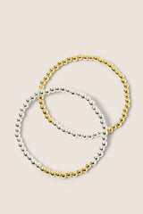 Melissa Two Tone Beaded Bracelet Pack