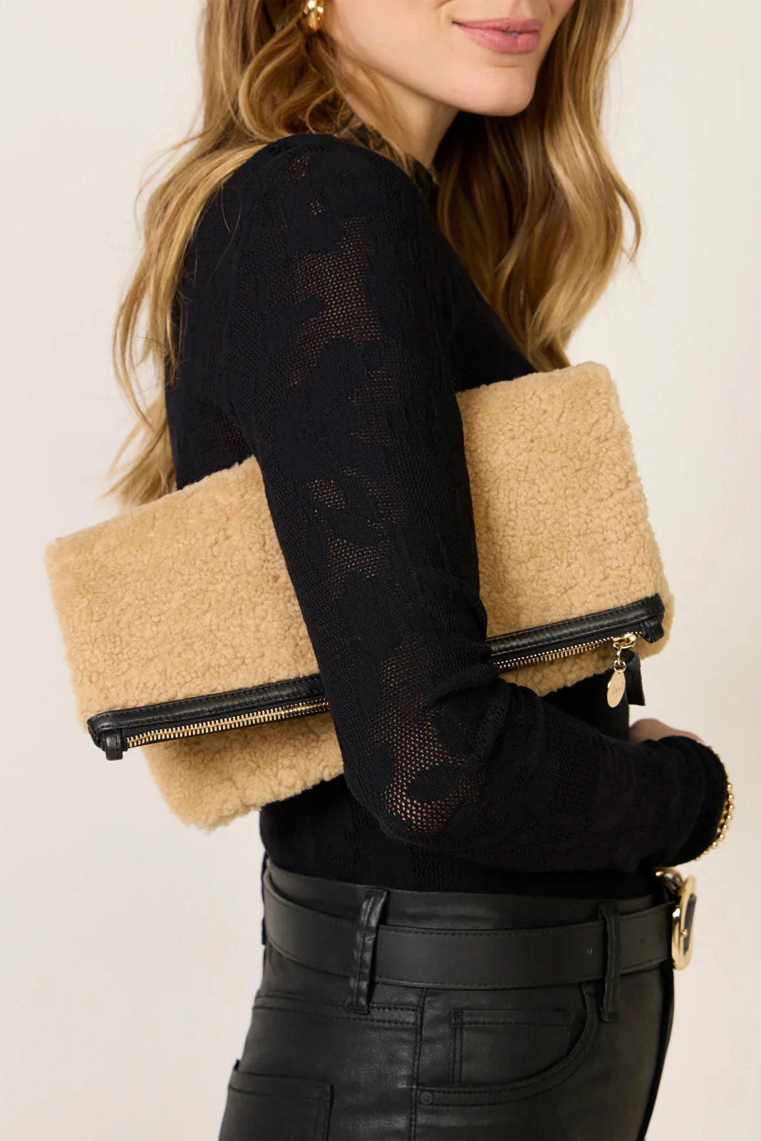 Foldover Clutch with Tabs