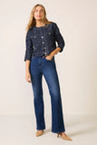 Evie High Rise Slim Bootcut Jean