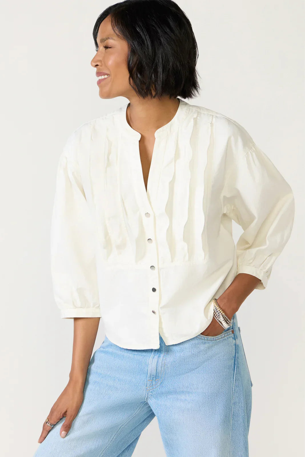 Amelia Ruffle Shirt
