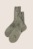Ribbed Laminated Sock
