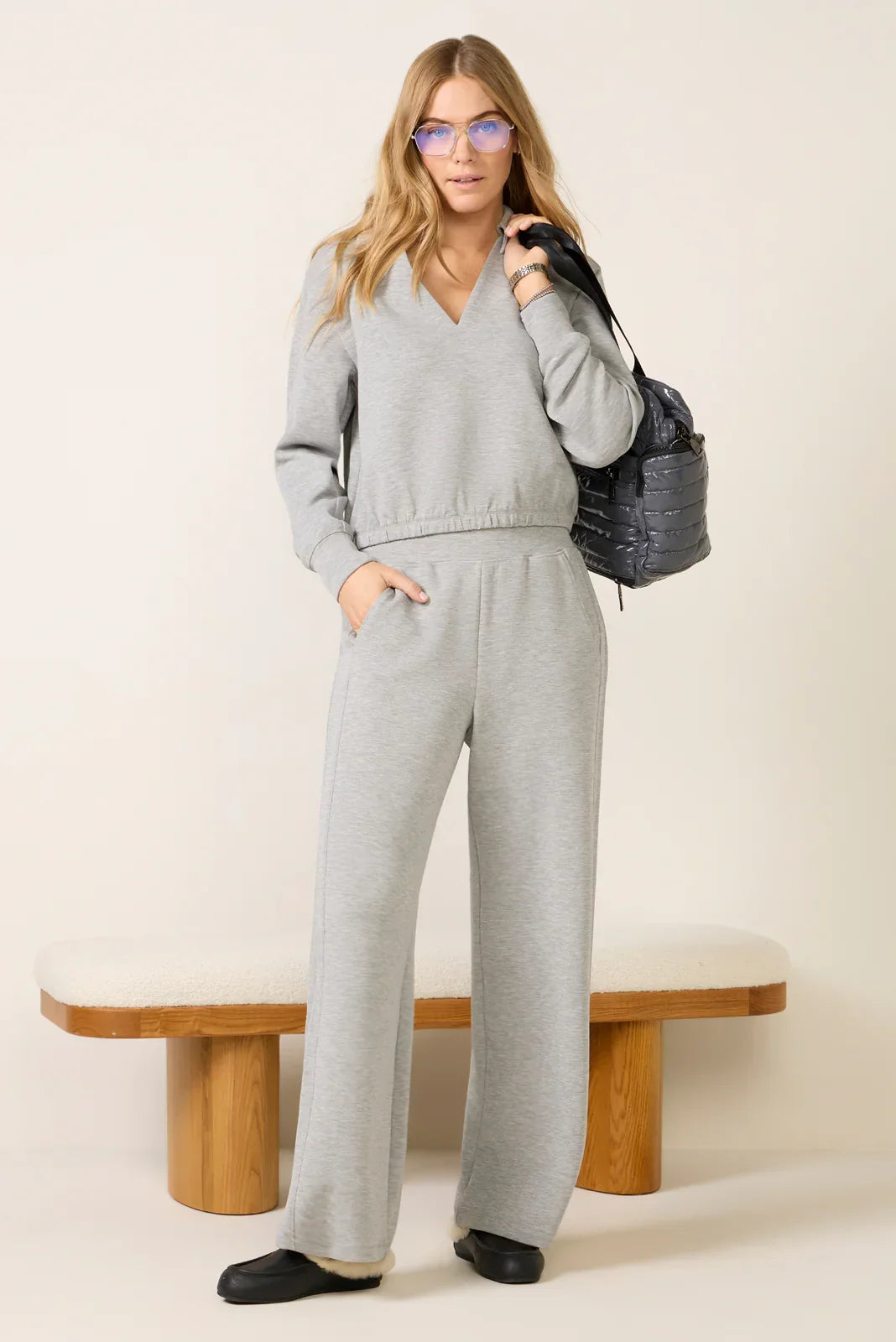 Cambrie Sleek Polo Sweatshirt